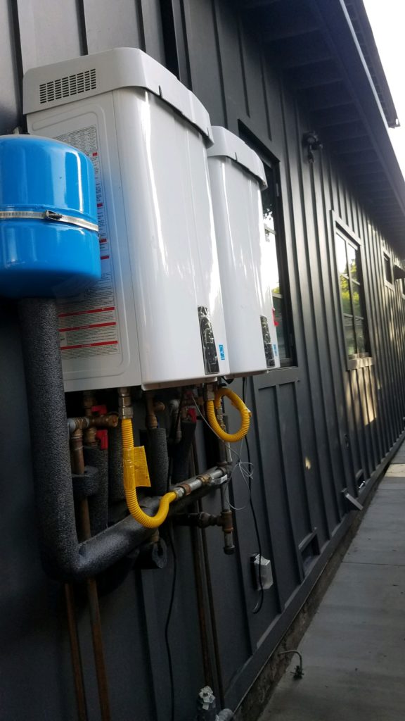 Tankless Water Heater by Rooter and Beyond Plumbing Los Angeles